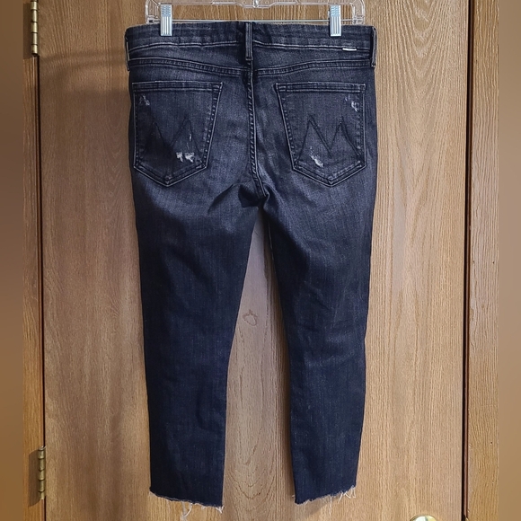 MOTHER Looker Ankle Fray Crash‎ and Burn Jeans - Picture 5 of 13